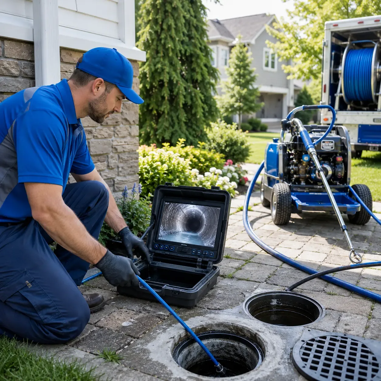 Outdoor drain cleaning professionals serving Machias, NY