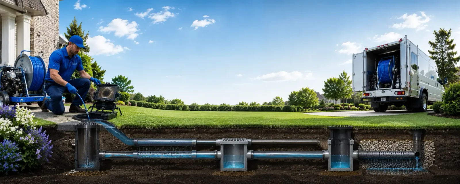Outdoor drain cleaning information for Machias, NY